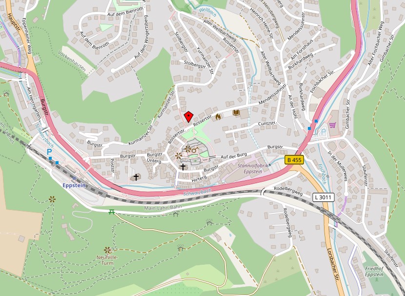Karte: Zahnarztzentrum Sütter in Eppstein
